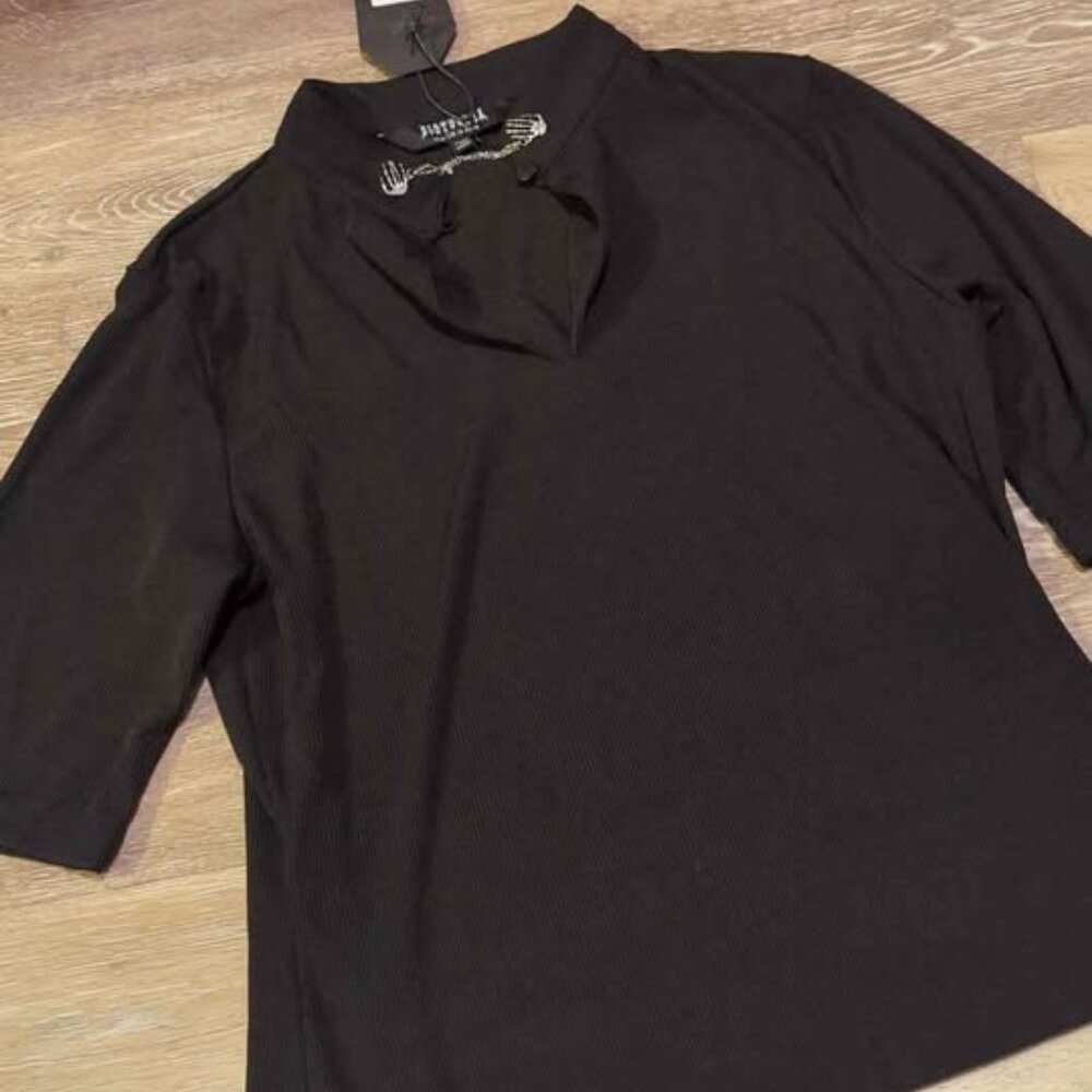 Disturbia chiromancy choker collar top size 10 new
